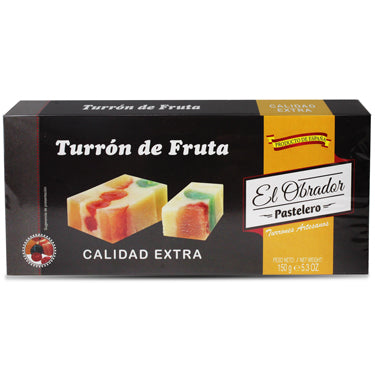 El Obrador Pastelero Turrón Fruta 150grm