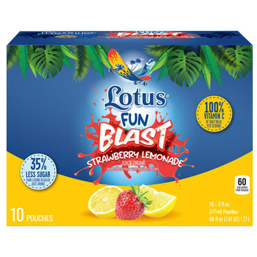 LOTUS FUN BLAST STRAWBERRY LEMONADE 10PK 6 oz