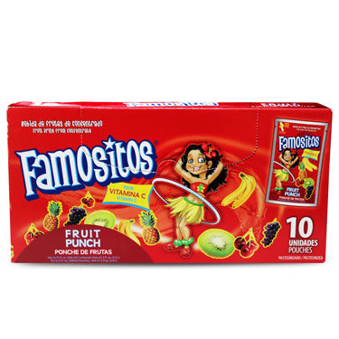 FAMOSITOS FRUIT PUNCH 10PK 6.75 oz