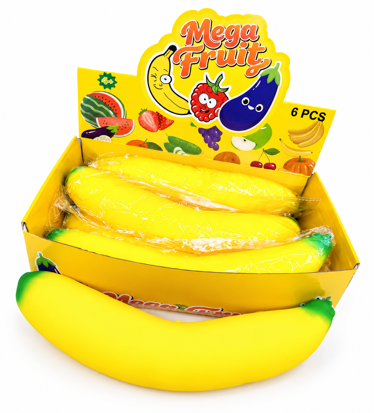 Jumbo Squishy Banana 1ct