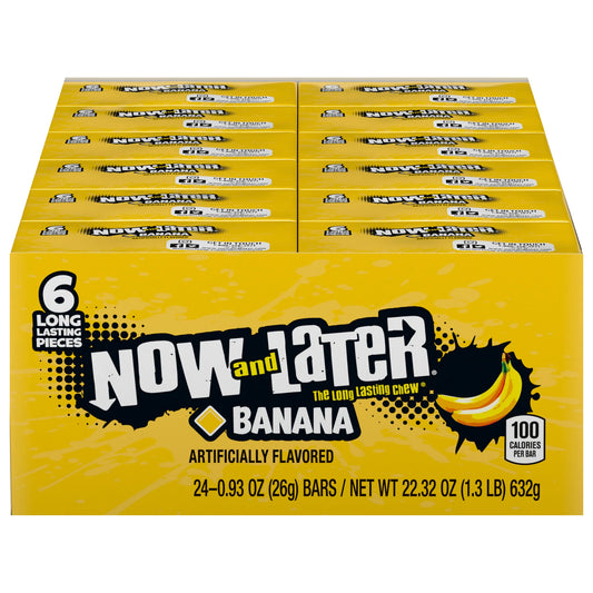 Now and Later Banana 24ct Box