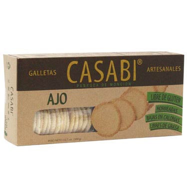 CASABI GALLETAS AJO 10.7 OZ