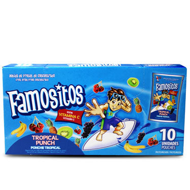 FAMOSITOS TROPICAL PUNCH 10PK 6.75 OZ