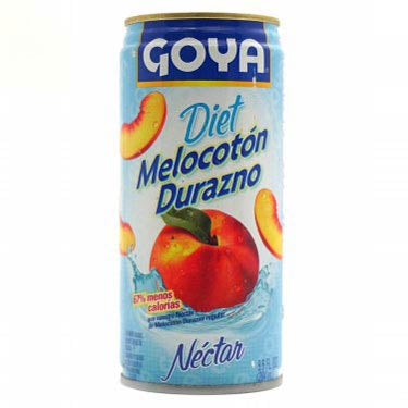 GOYA NECTAR DE MELOCOTON DIETA 9.6 oz