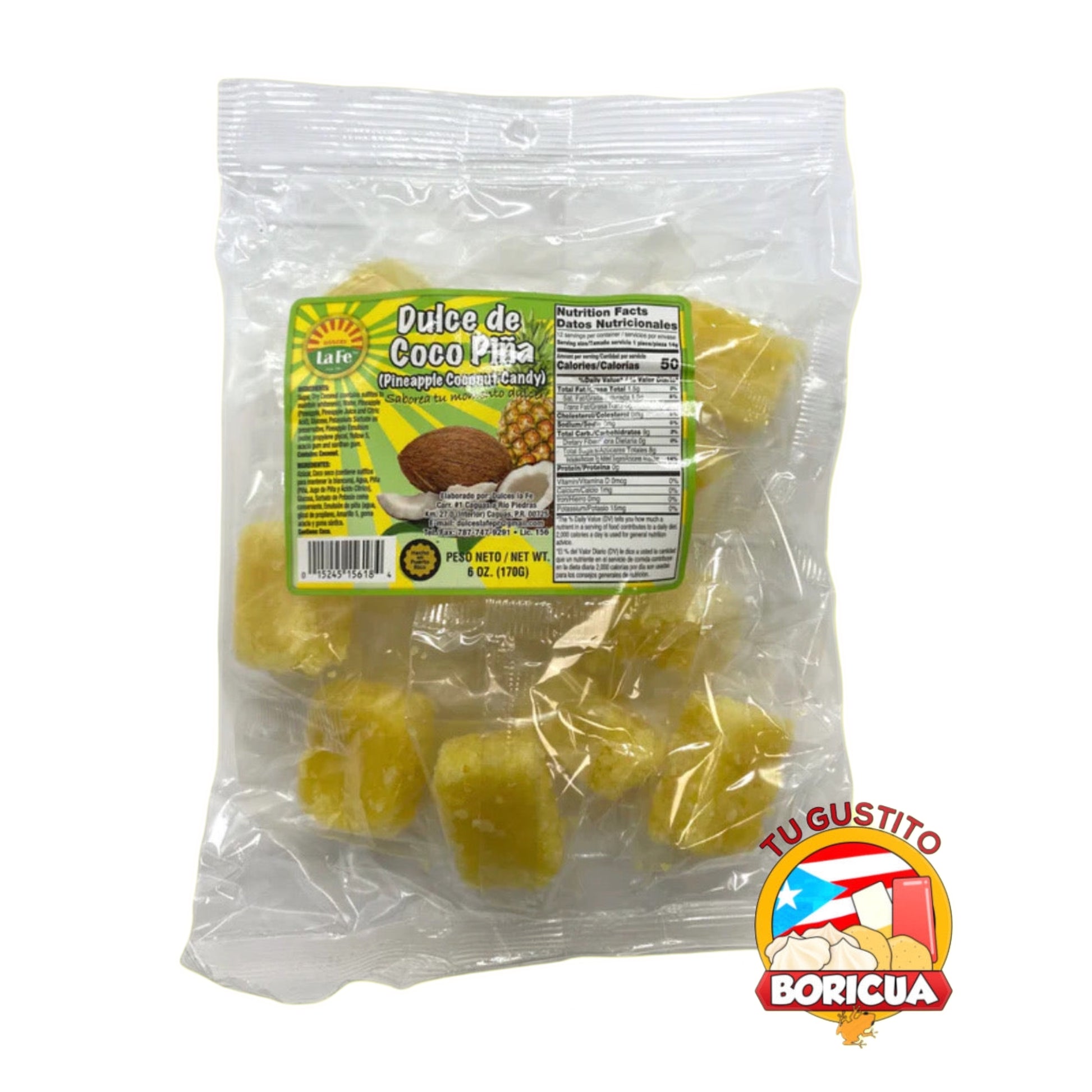 Coco-Piña (La Fé) 6oz – TU GUSTITO BORICUA LLC