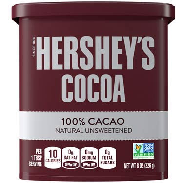 HERSHEYS UNSWEETENED COCOA 8 oz