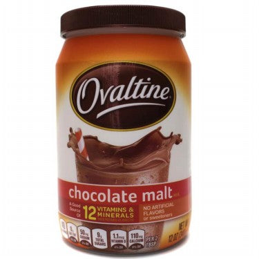 OVALTINE CHOCOLATE MALT EN POLVO 12oz