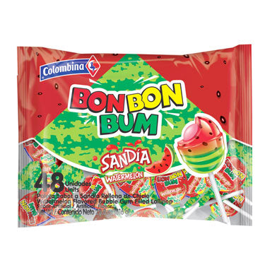 Bom Bom bun Watermelon(Sandía) 48 ct