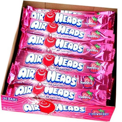 Air Heads Strawberry 36 ct