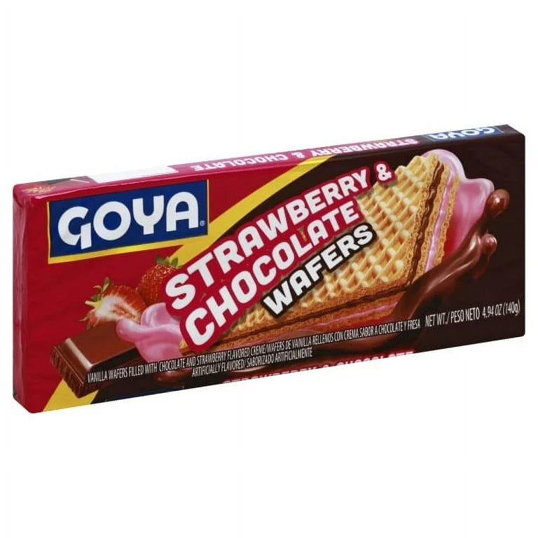 Goya Strawberry Chocolate Wafers 4.94 oz