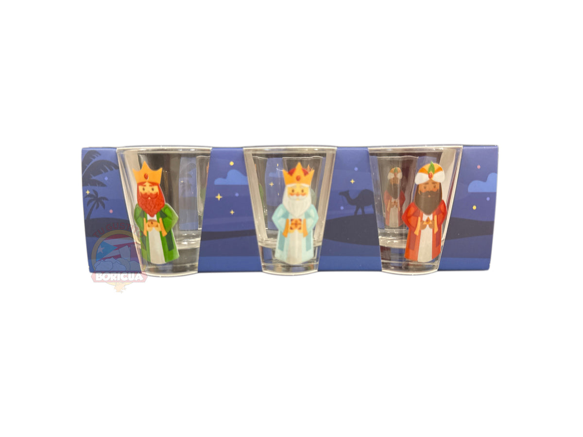 Three Kings Shot Glass