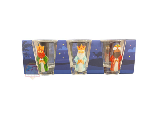 Three Kings Shot Glass