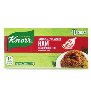 KNORR CUBITOS CALDO DE JAMON 10 ct