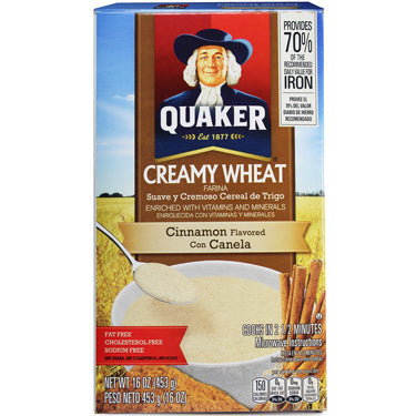QUAKER FARINA CON CANELA 16 oz