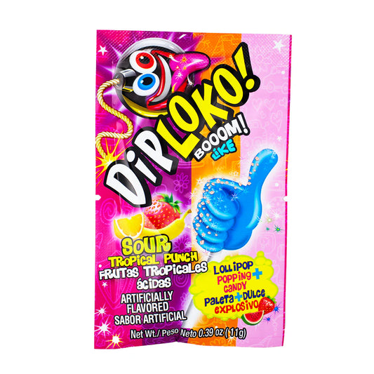 Dip Loko Booom Sour Tropical Punch 24 ct