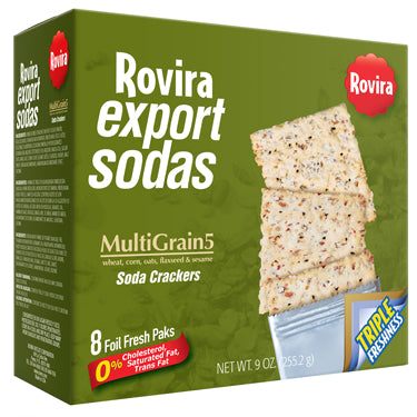 ROVIRA EXPORT SODAS MULTIGRAIN5 CRACKERS 9 oz