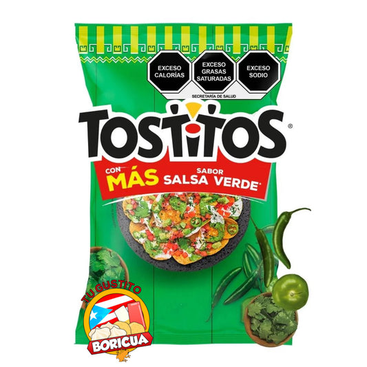 Tostitos Con Mas Salsa Verde 🌶️🔥