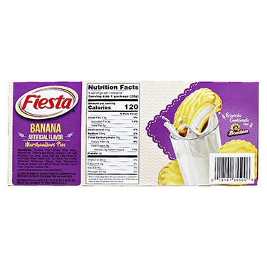 FIESTA PIES BANANA 6 CT