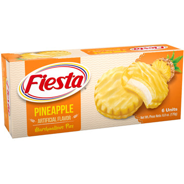 FIESTA PIES PINEAPPLE 6 CT