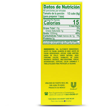 KNORR CUBITO CALDO DE POLLO 24 ct