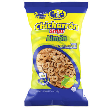 ERICS CHICHARRON STRIPS LIMON 4oz