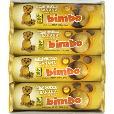 BIMBO MINI CAKE BANANA 7.6 OZ