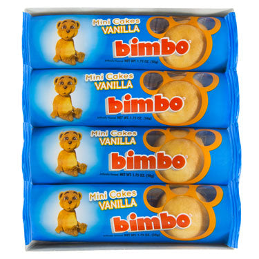 BIMBO MINI CAKE VAINILLA 7.6 OZ