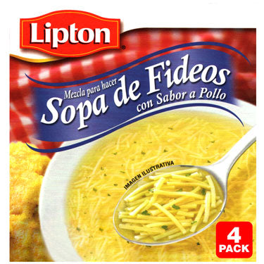 LIPTON SOPA DE POLLO REGULAR 4 SB